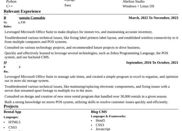Примеры хорошего резюме для IT-специалистов: Подробная инструкция по составлению документа